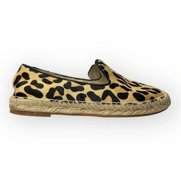 Windsor Smith  Brie Ocelot Pony Hair Espadrilles - Picture 1 of 12